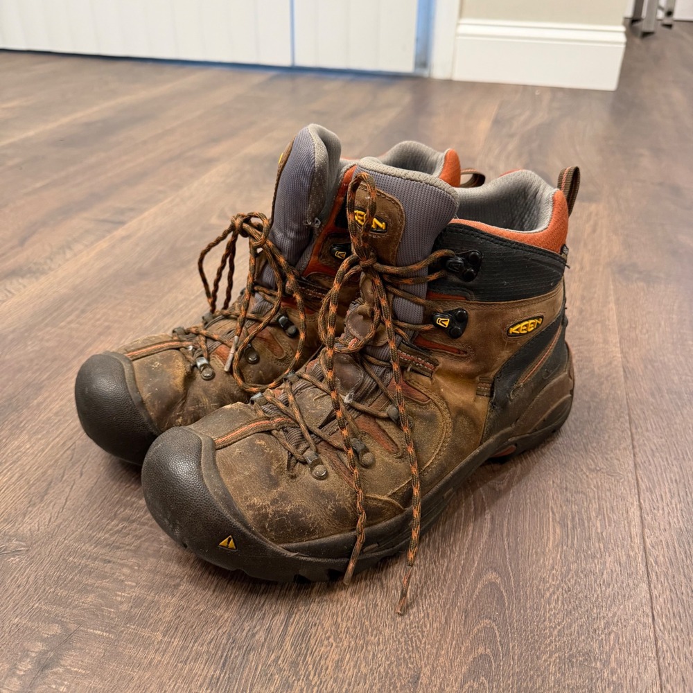 KEEN Utility Pittsburgh 6" Waterproof Work Boots Mens 12 EE Wide Soft Toe